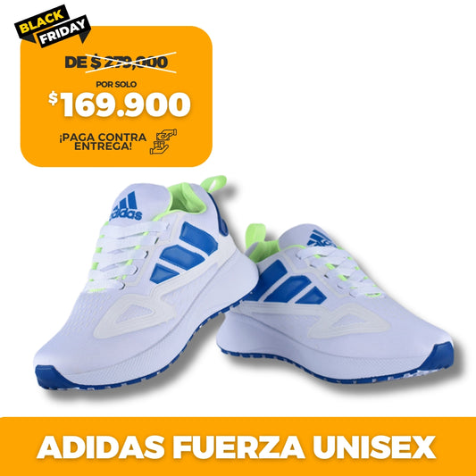 ADIDAS FUERZA UNISEX IMPORTADO🇺🇸 ¡SÚPER BLACK FRIDAY SOLO HOY!