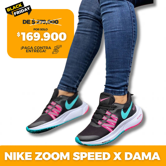 NIKE ZOOM SPEED X DAMA IMPORTADO🇺🇸 ¡SÚPER BLACK FRIDAY SOLO HOY!