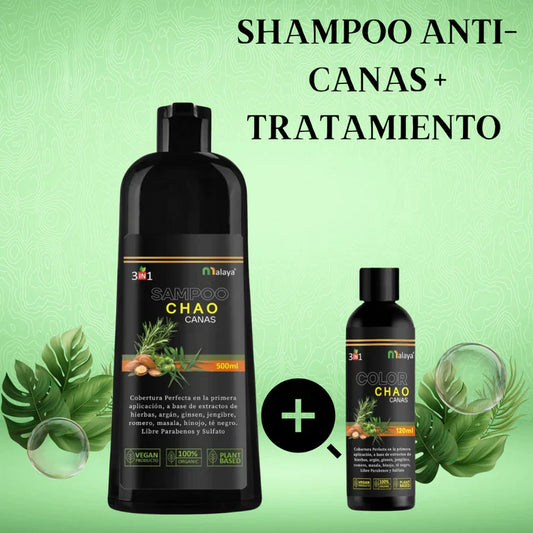SHAMPOO CHAO CANAS 2025 +TRATAMIENTO DE REGALO